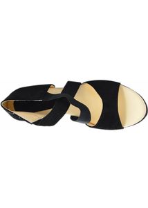 Stylish Black Wedge Sandals