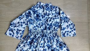 Water Color Print Dress