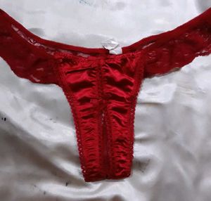 Red Lace Thong panty
