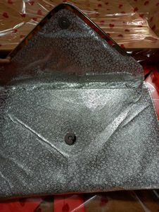 Silver Evening Clutch