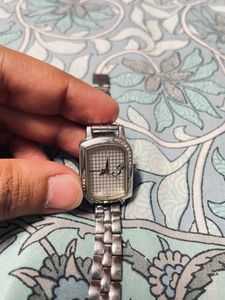 Sonata Silver Watch