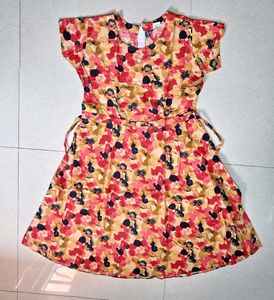 Chic Floral Print Fit & Flare Dress