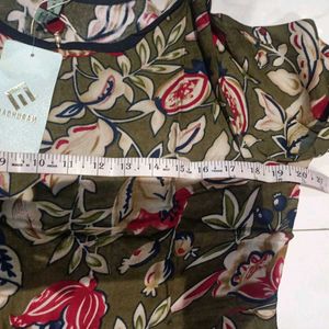 Women's Floral Anarkali Kurta