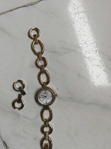 original Fossil Women's Gold Chain Watch 🥰👌👌