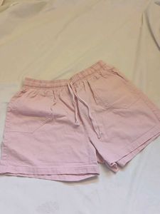Pink Casual Shorts
