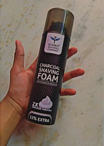 Bombay Shaving Company Charcoal Shaving Foam With Moroccan Argan Oil || 2x Creamier Formula || Only 1 Time Use ||