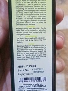 👉 Organic 👈100% Pure Neem Oil