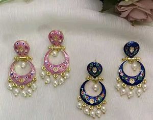 combo pack of 2 Purple Jhumka Blue Jhumkhas