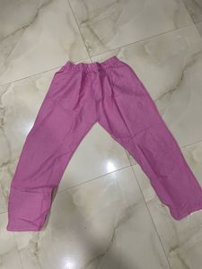 Embroidered Pink Kurta Set