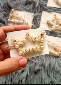 Pearl Hair Clip Set
