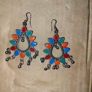 Stylish Silver Oxidised Jewellery Combo Set – Ring
