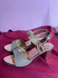 Rose Gold Block Heels
