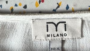 Embroidered White Long Sleeve Top