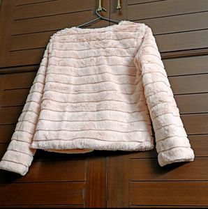 Peach Faux Furr Jacket