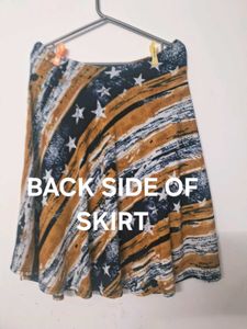 flared mini midi skirt stretchable
