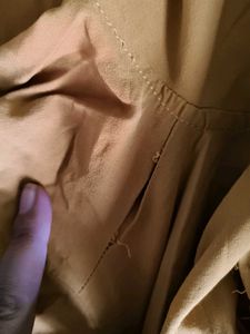 Mustard Yellow Button-Up Tunic with Embellishment