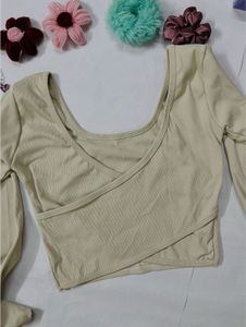 back cris cross style top