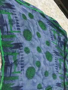 Blue &amp; Green Abstract Print suit