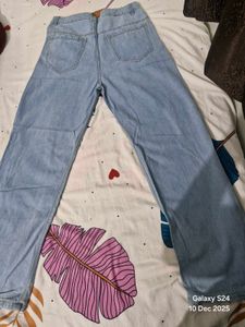 Light Wash Wide Leg Jeans