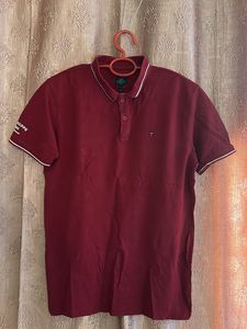 Men's Burgundy Polo Shirt