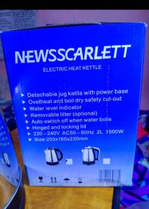 Scarlett Unused Kettle Around 2 Litre