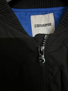 cropped windbreaker by converse