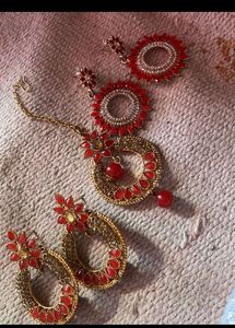 Yellow Floral Jhumka Earrings