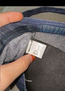 dior denim.bag