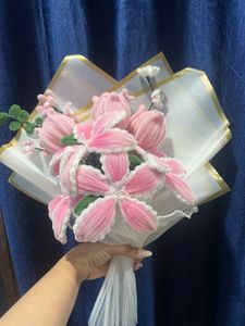 Handmade Crocheted Flower Bouquet