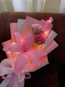 Crocheted Flower Bouquet