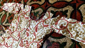 Embroidered Anarkali dress