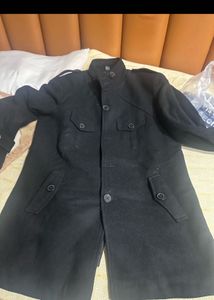CK Original Stylish Black Men's Overcoat