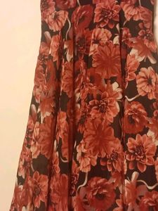Floral Print Gown