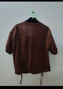 CUTE BROWN TOP✨
