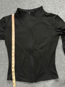 Black Zip-Up Athletic Jacket