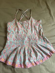 peplum cotton top