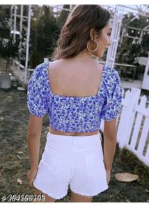 square neck line top