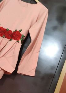 Peach Color Top For Girl Or Woman 34 Bust