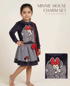 Minnie Mouse Skirt Set with purse 👛