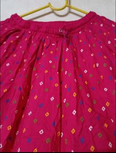 Embroidered Skirt and Kurti Set
