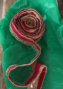Embellished Mirror Work Dupatta Border