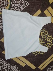 Comfortable White Sleeveless Top