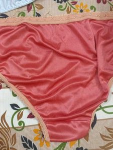 Light Blue Bra and Pink Panty Set