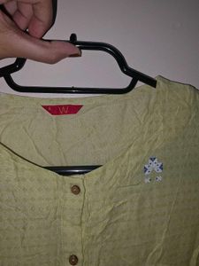 Light Yellow Stylish Kurta