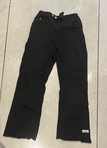 Women's Black Flare Jeans