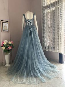 FIXED PRICE Blue Tulle Ballgown