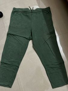 Olive Green Casual Pants