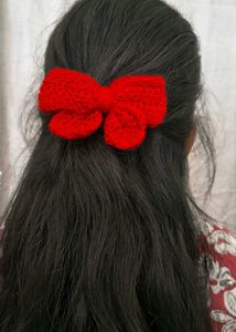 Handmade Crocheted Hair Accessories &amp; Keychain Set