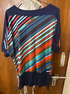 Striped Colorful Tunic Top