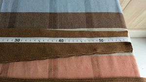 Brown Ribbed Knee Length Dress